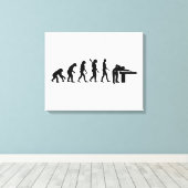 Evolutiegrenzen Canvas Afdruk (Insitu (Houten vloer))