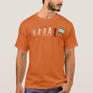 Evolutiegroef vishouder Funny Gift Idea 1 T-shirt
