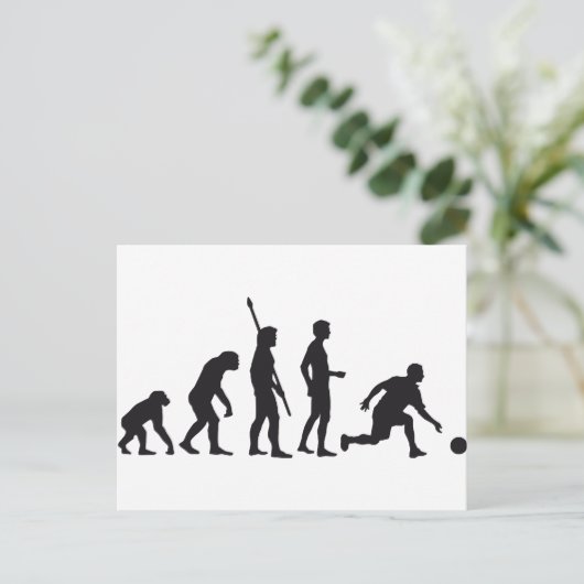 evolutiegrond briefkaart (Staand voorkant)