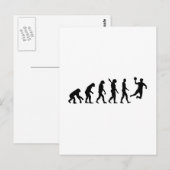 Evolutiehandbal Briefkaart (Voorkant / Achterkant)