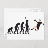 evolutiehandbal briefkaart (Voorkant / Achterkant)