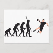 evolutiehandbal briefkaart (Voorkant)