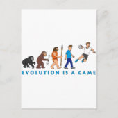 Evolutiehandbal Comic Style Briefkaart (Voorkant)