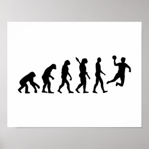 Evolutiehandbal Poster