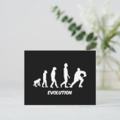 evolutiehockey briefkaart (Staand voorkant)