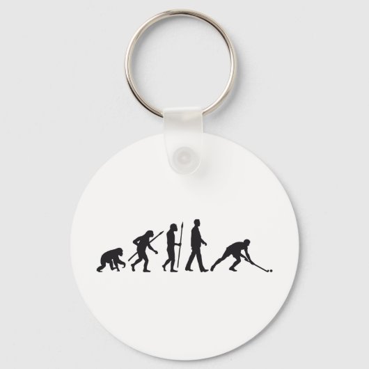 evolutiehockeyspeler sleutelhanger (Voorkant)