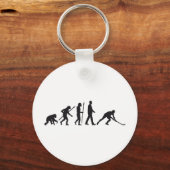 evolutiehockeyspeler sleutelhanger (Voorkant)