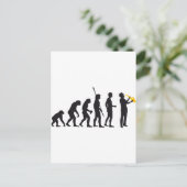 evolutiejazz briefkaart (Staand voorkant)