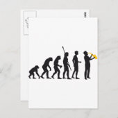 evolutiejazz briefkaart (Voorkant / Achterkant)