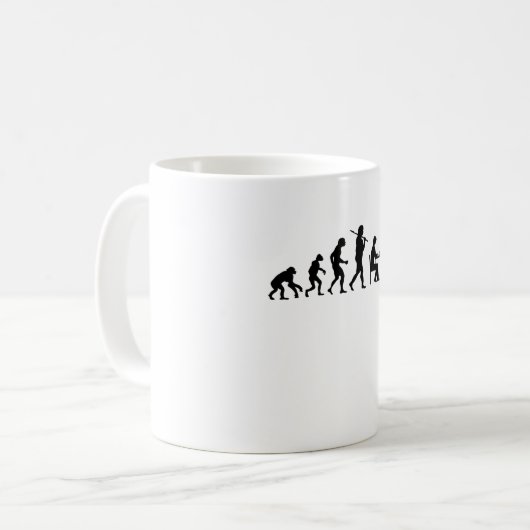 Evolutiekaas Koffiemok (Voorkant links)