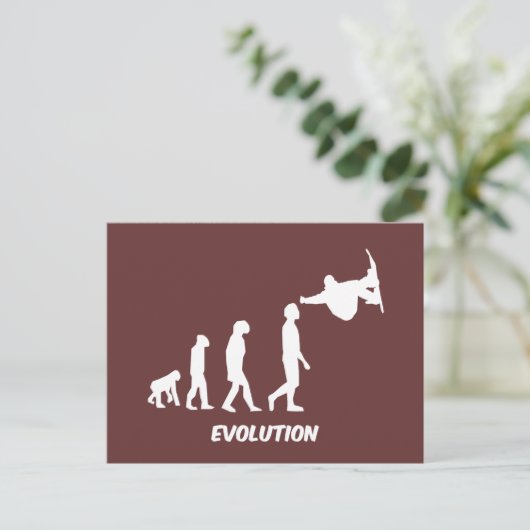 evolutielaand briefkaart (Staand voorkant)