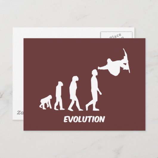 evolutielaand briefkaart (Voorkant / Achterkant)