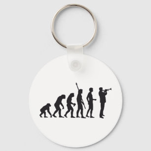 evolutielompet sleutelhanger