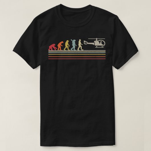 Evolutieluchthelikopter T-shirt (Design voorkant)