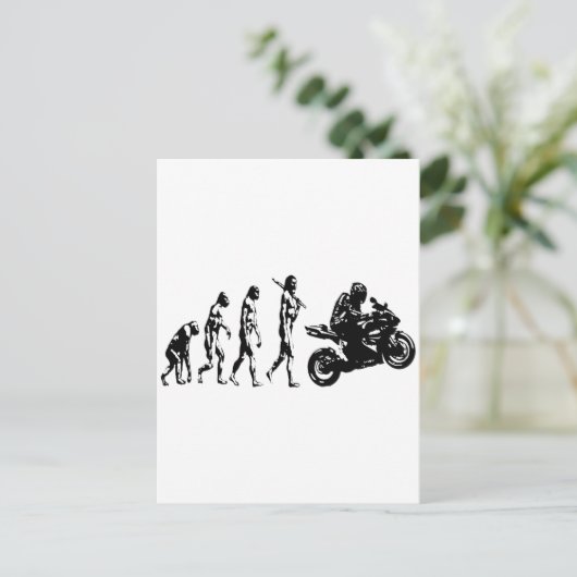 evolutiemodel briefkaart (Staand voorkant)