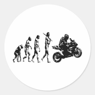 evolutiemodel ronde sticker