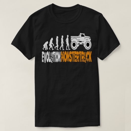 Evolutiemononster Truck 2 T-shirt (Design voorkant)