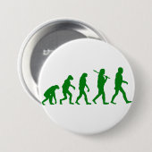 Evolutienorm - groen ronde button 7,6 cm (Voorkant /achterkant)