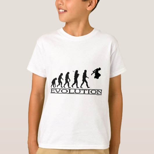 Evolutieparkour T-shirt (Voorkant)
