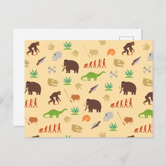 Evolutiepatroon Briefkaart (Voorkant / Achterkant)