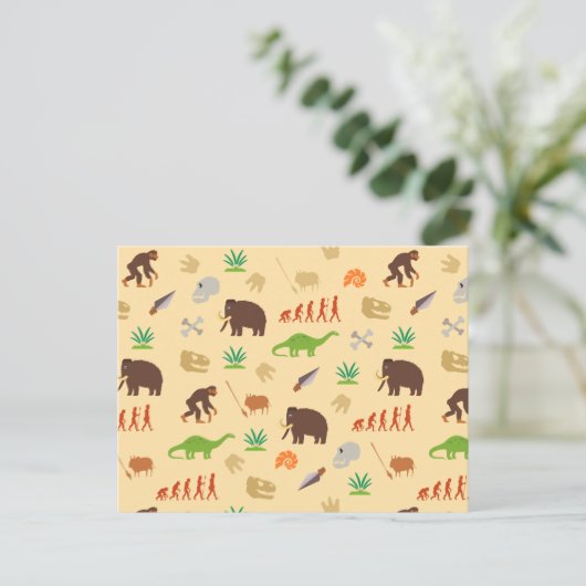 Evolutiepatroon Briefkaart (Staand voorkant)