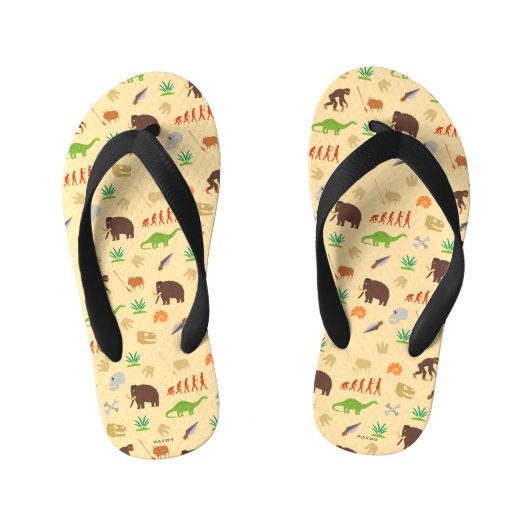 Evolutiepatroon Kinder Teenslippers (Voetbed)