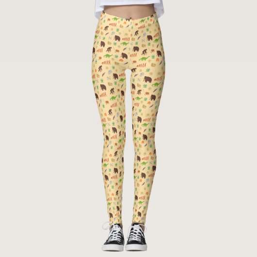 Evolutiepatroon Leggings (Voorkant)