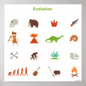 Evolutiepatroon Poster (Voorkant)