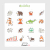 Evolutiepatroon Sticker (Vel)