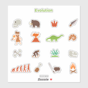 Evolutiepatroon Sticker