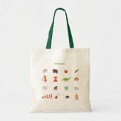 Evolutiepatroon Tote Bag (Voorkant)