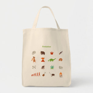 Evolutiepatroon Tote Bag