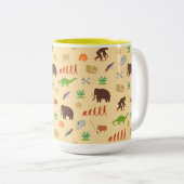 Evolutiepatroon Tweekleurige Koffiemok (Voorkant rechts)