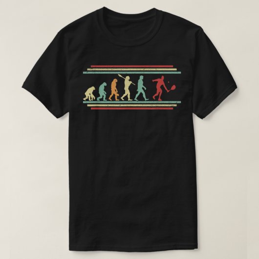 Evolutiepijpspeler uitlijnen met rackset en balkee t-shirt (Design voorkant)