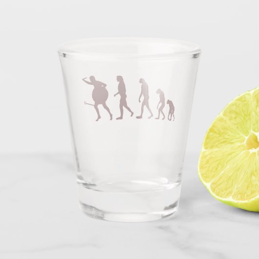 Evolutiepil Shot Glas (Achterkant)