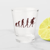 Evolutiepil Shot Glas (Voorkant)