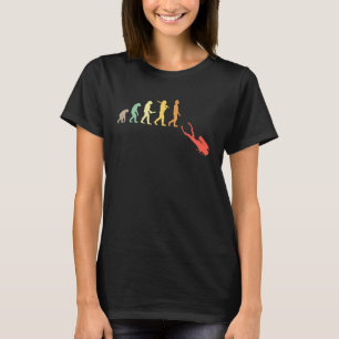 Evolutierechter duiken voor duikers 1 t-shirt