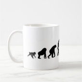 Evolutiesnowboarder Koffiemok (Links)