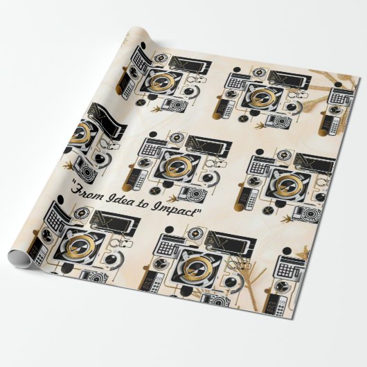 Evolutiespectrum Cadeaupapier (Uitgerold)