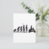 evolutiestudie briefkaart (Staand voorkant)