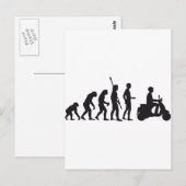 evolutiestudie briefkaart (Voorkant / Achterkant)