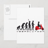 evolutiestudie briefkaart (Voorkant / Achterkant)