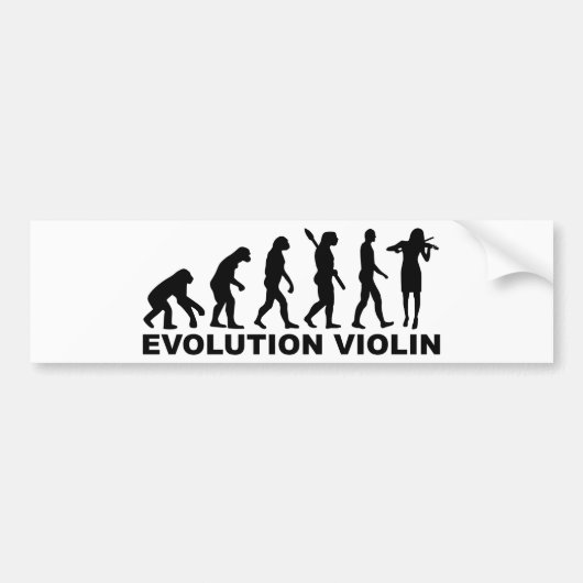 Evolutiestuur Bumpersticker (Voorkant)