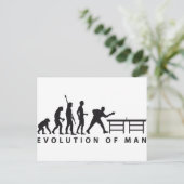 Evolutietafeltennis B Briefkaart (Staand voorkant)