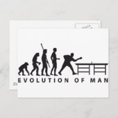 Evolutietafeltennis B Briefkaart (Voorkant / Achterkant)