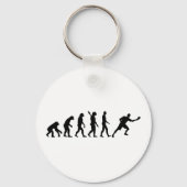 Evolutietafeltennis pingpong sleutelhanger (Voorkant)