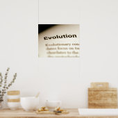 Evolutietekst op pagina poster (Keuken)