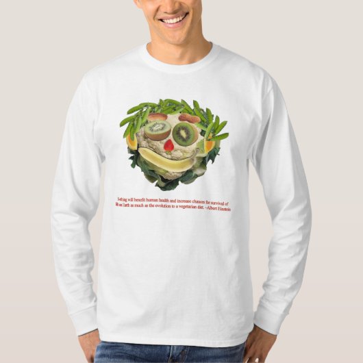 Evolutietekst, Veggie Person T-shirt (Voorkant)