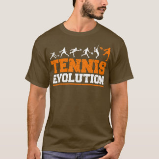 Evolutietennisspeler T-shirt