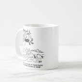 Evolutietheorie. Vis in een Nest Koffiemok (Voorkant links)